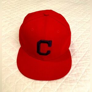 Chicago Cubs New Era Fitted Baseball Cap, Official On Field Cap-  Size:7 5/8